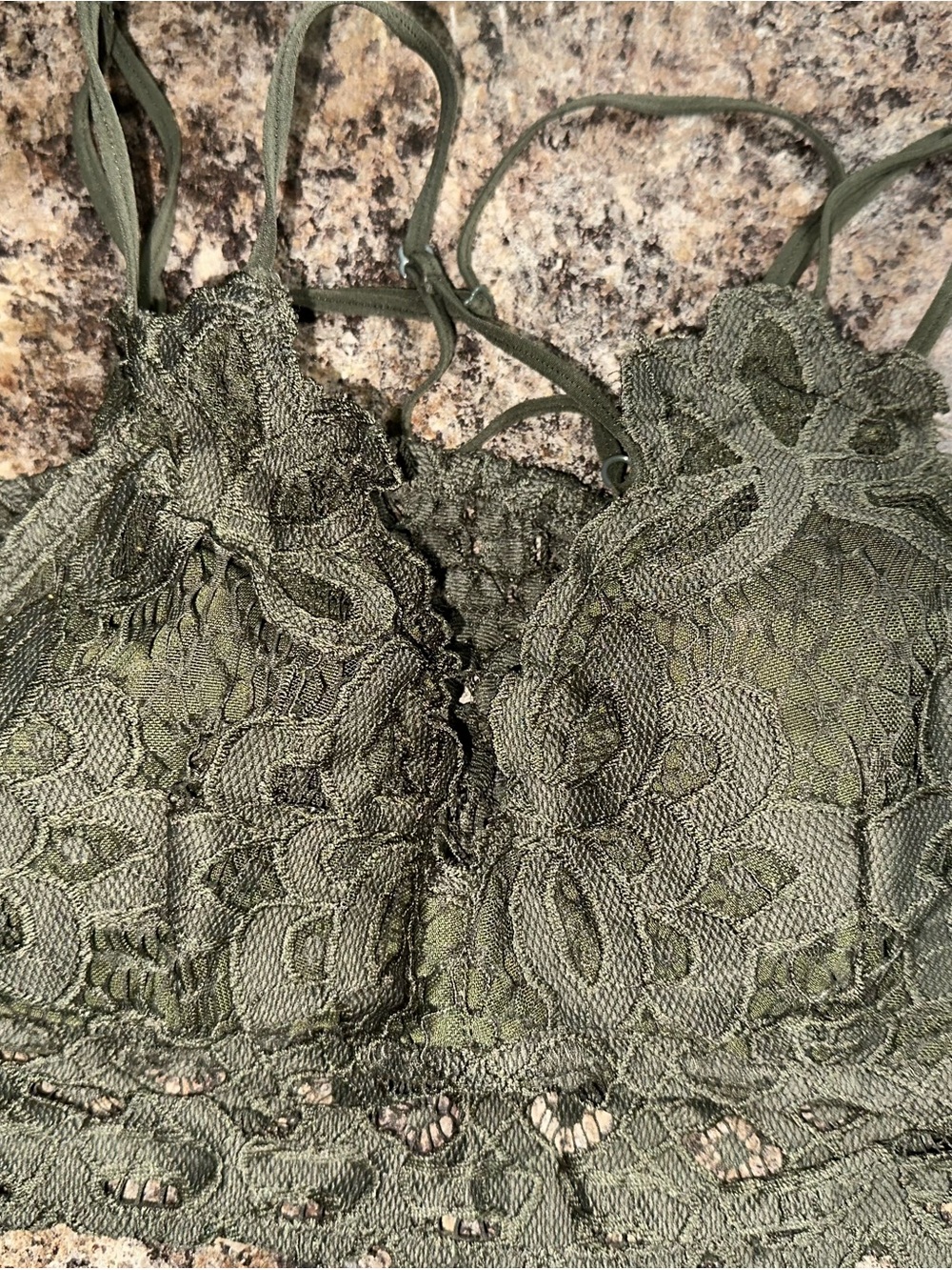 Wishlist Green Lace Bralette